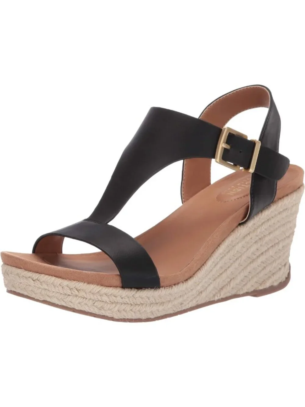 Stylish Women's T-Strap Wedge Sandals - Comfortable & Chic Summer Footwear